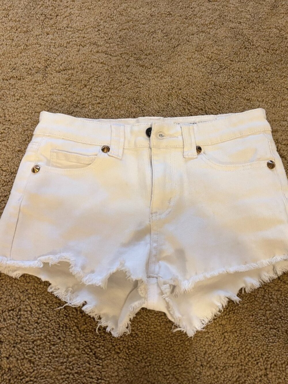 Love Culture Women’s White Denim Shorts